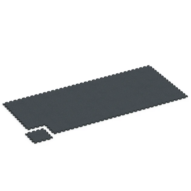 Typische Verlegung oder Einbausituation für den Artikel 6964 von WARCO - Fitness Premium studiegulv, Farbton Antracit in der Abmessung 28,9 x 28,9 x 1,8 cm.