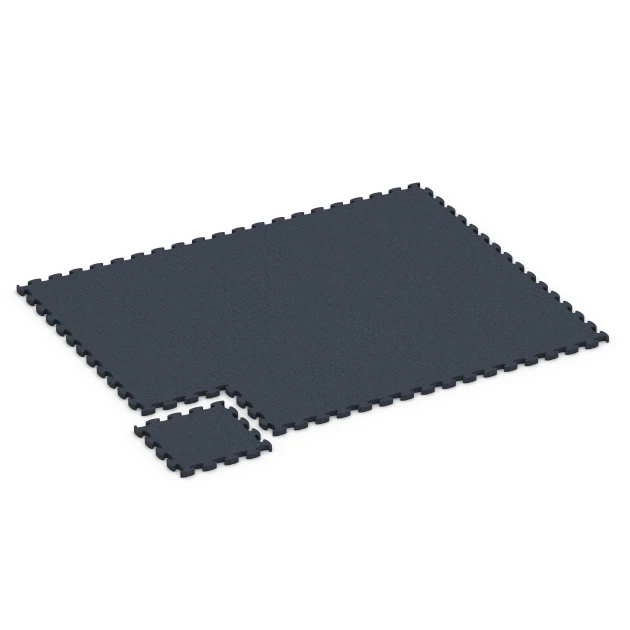 Typische Verlegung oder Einbausituation für den Artikel 6961 von WARCO - Fitness Premium træningsgulv, Farbton Antracit in der Abmessung 45,9 x 45,9 x 2,8 cm.