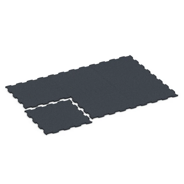 Typische Verlegung oder Einbausituation für den Artikel 6963 von WARCO - Fitness Premium træningsgulv, Farbton Antracit in der Abmessung 99 x 99 x 2,8 cm.