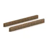 Gulvliste von WARCO im Farbdesign Rattan Lounge mit den Abmessungen 750 x 20 x 80 mm. Produktfoto von Artikel 2252 in der Aufsicht von schräg vorne.